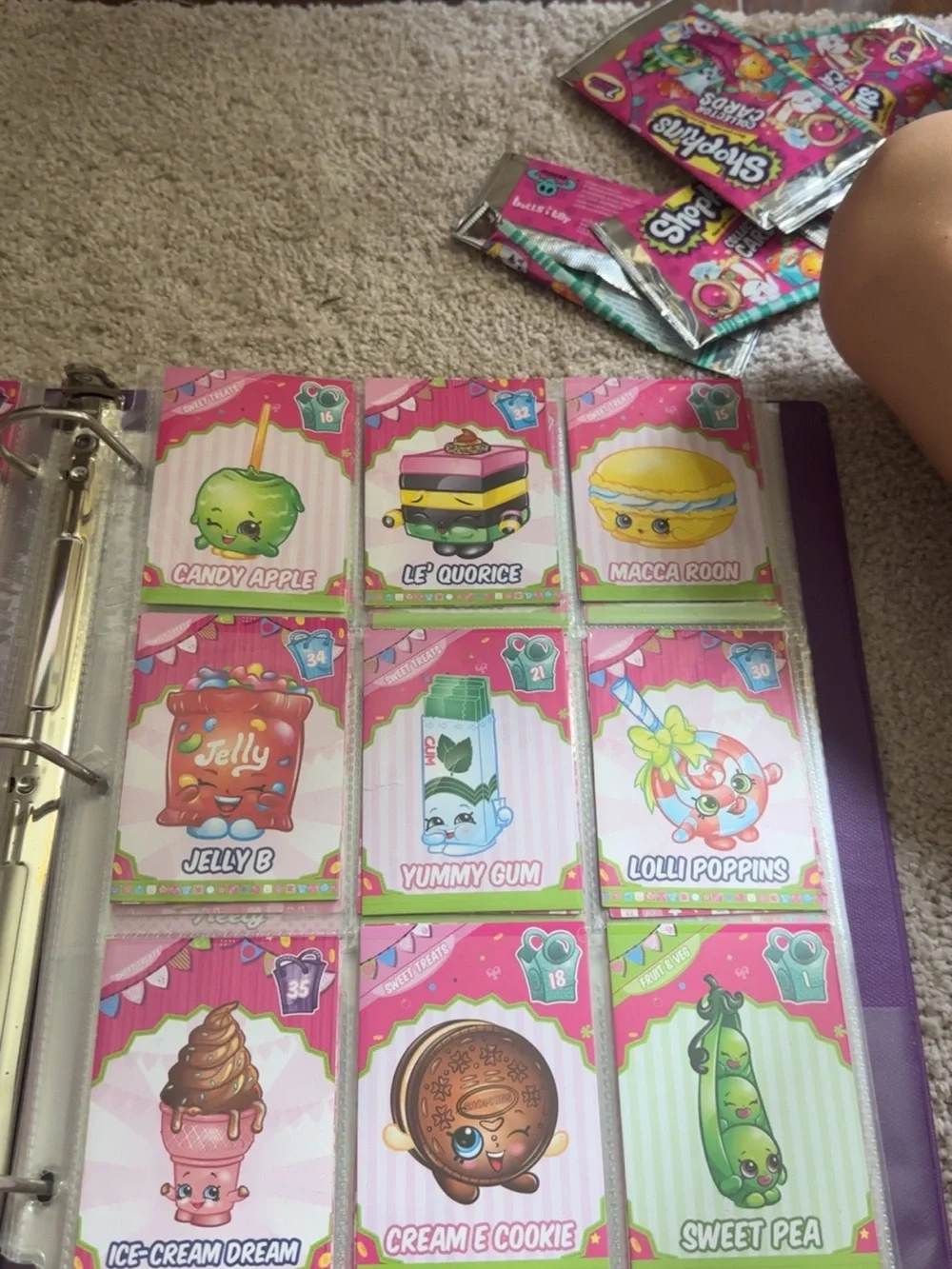 Shopkin collectors cards!  160+ cards!